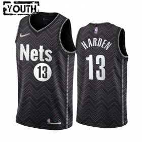 Barn Brooklyn Nets Tröja James Harden 13 2020-21 Earned Edition Swingman